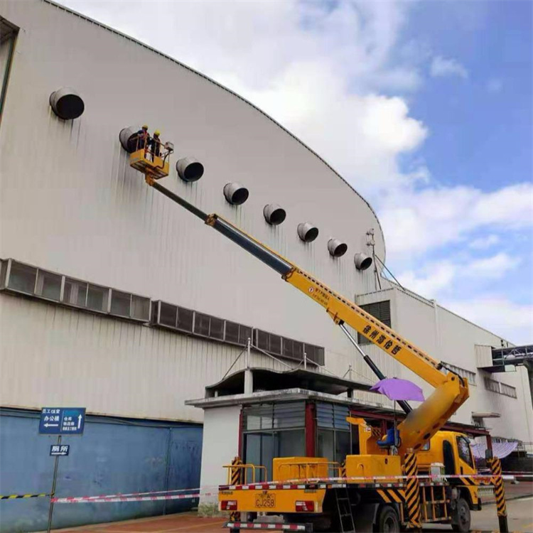 东莞生态园高空作业车出租服务：专业广告牌安装解决方案